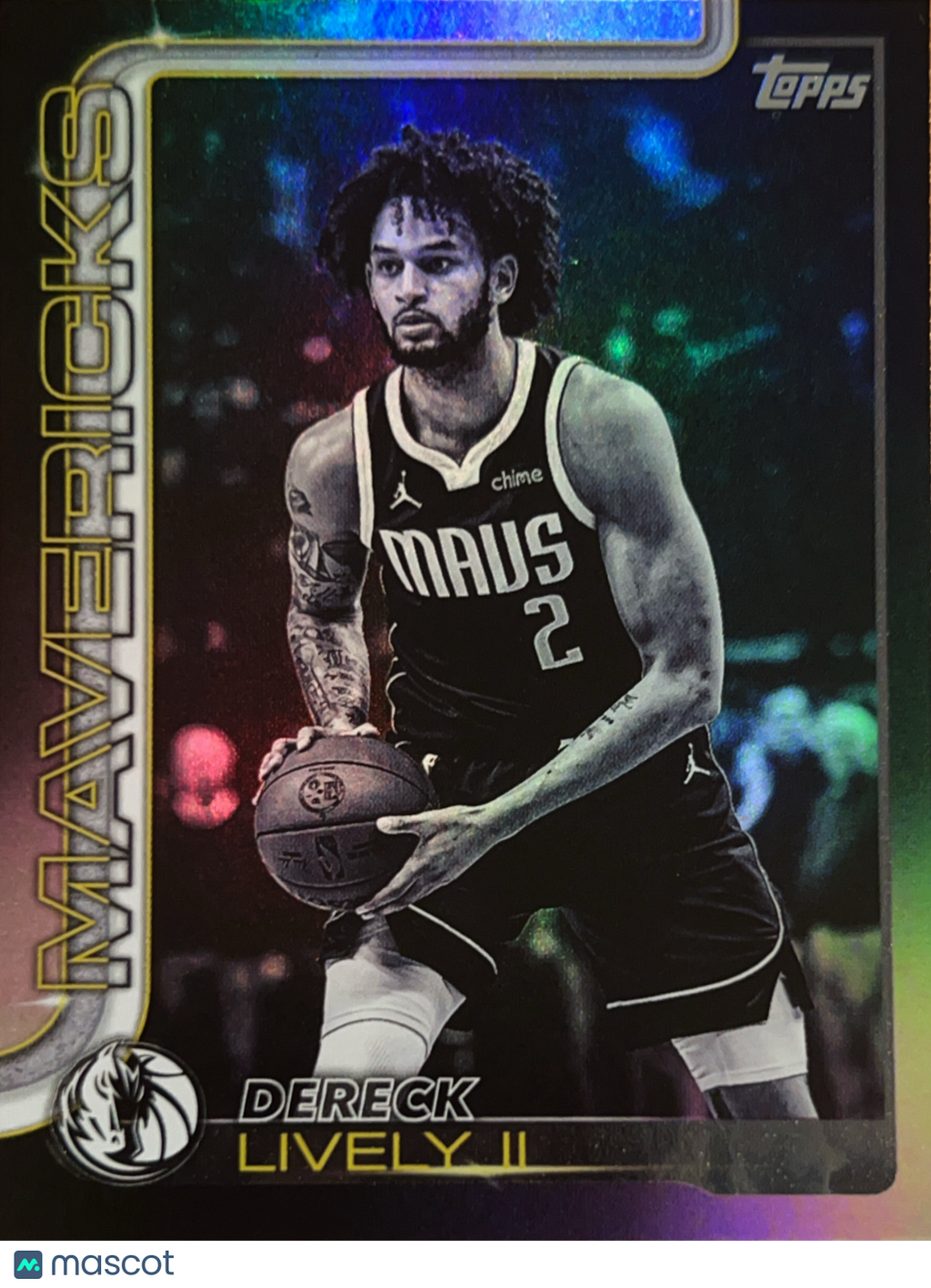 2025 Topps Flagship Dereck Lively II #172 Blackout