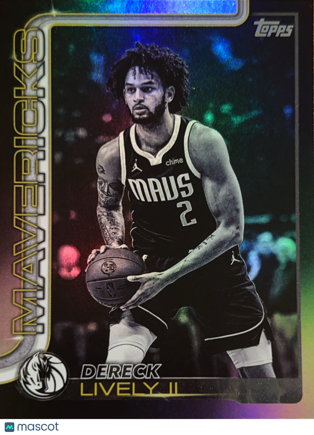 2025 Topps Flagship Dereck Lively II #172 Blackout