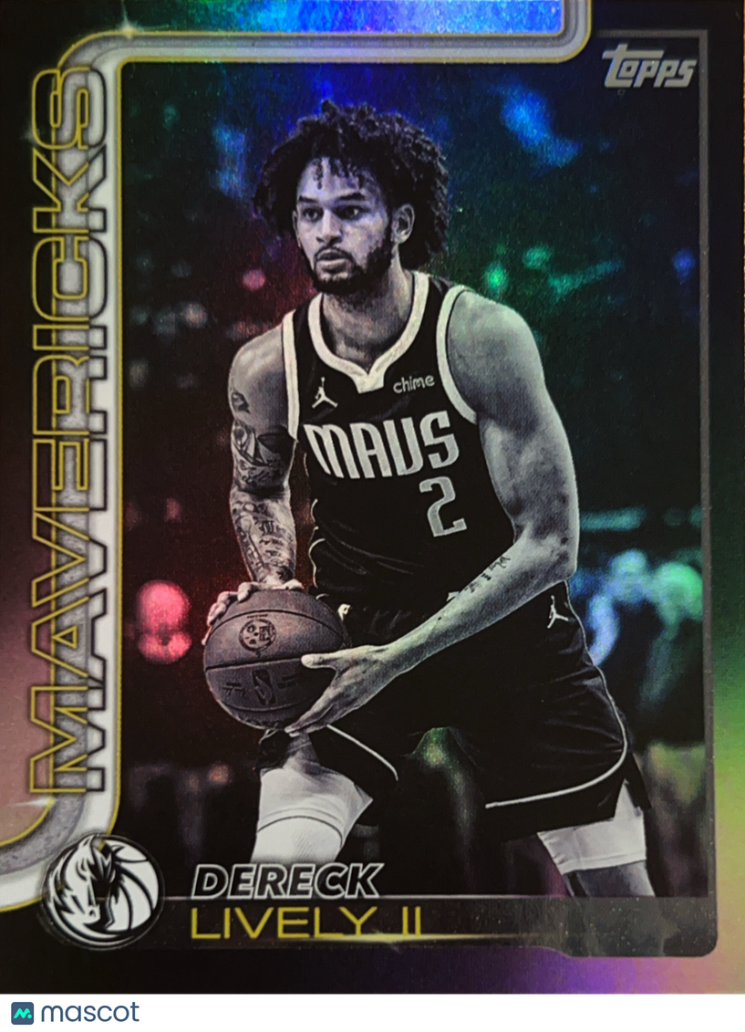 2025 Topps Flagship Dereck Lively II #172 Blackout