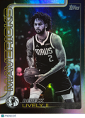 2025 Topps Chrome Basketball Dereck Lively II #172 Blackout