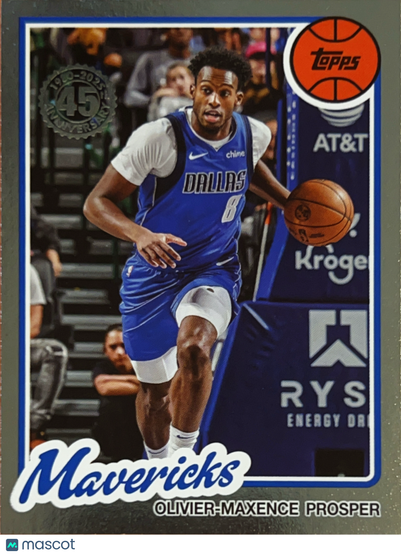 2025 Topps 1980 Basketball 45th Anniversary Olivier-Maxence Prosper #80BK-47