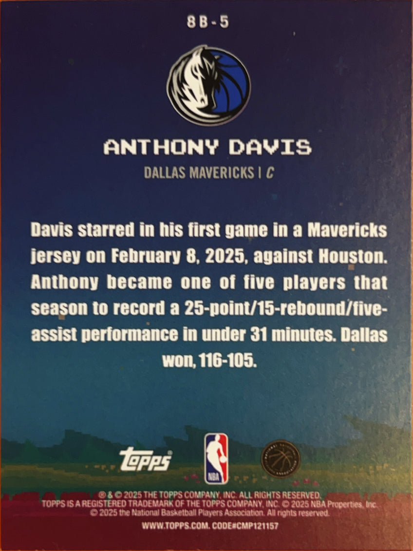 2025 Topps 8-Bit Ballers Anthony Davis #8B-5