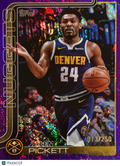 2025 Topps Flagship Jalen Pickett #107 Purple Crackle /250