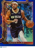 2025 Topps Holiday CJ McCollum #H155 Blue Parallel