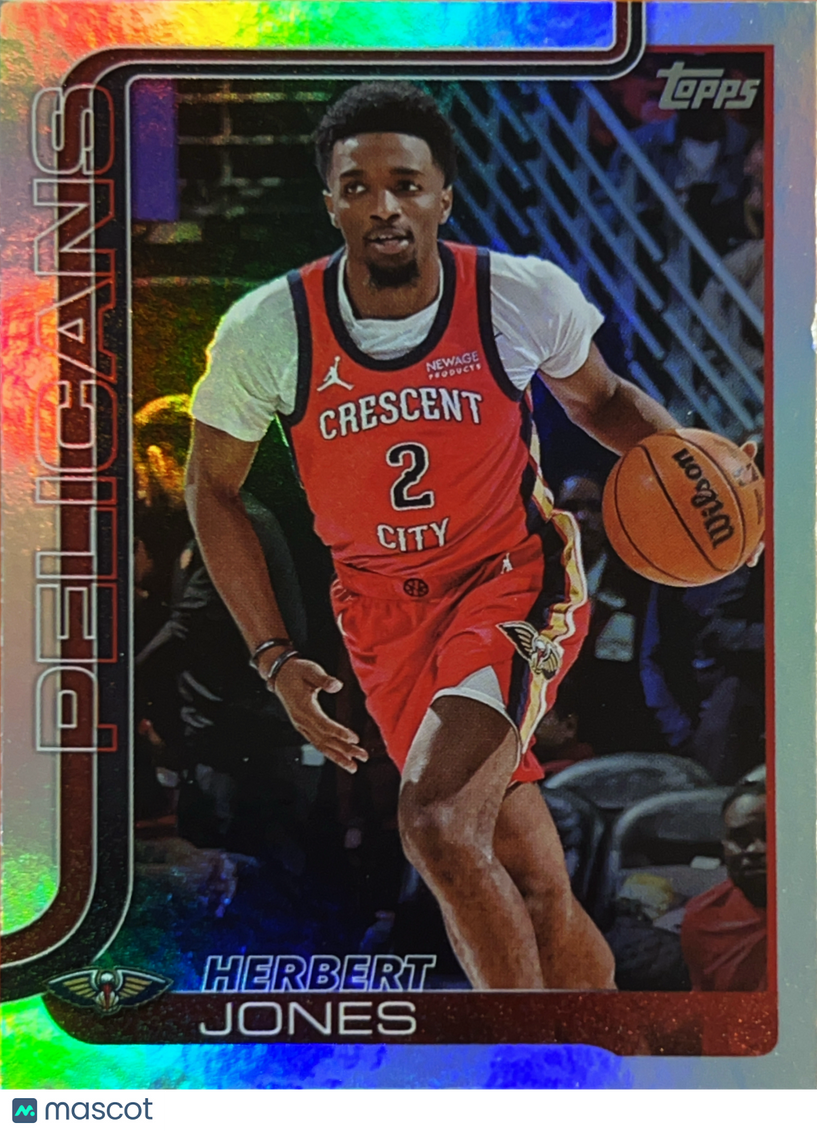 2025 Topps Flagship Herbert Jones #189 Rainbow Foil