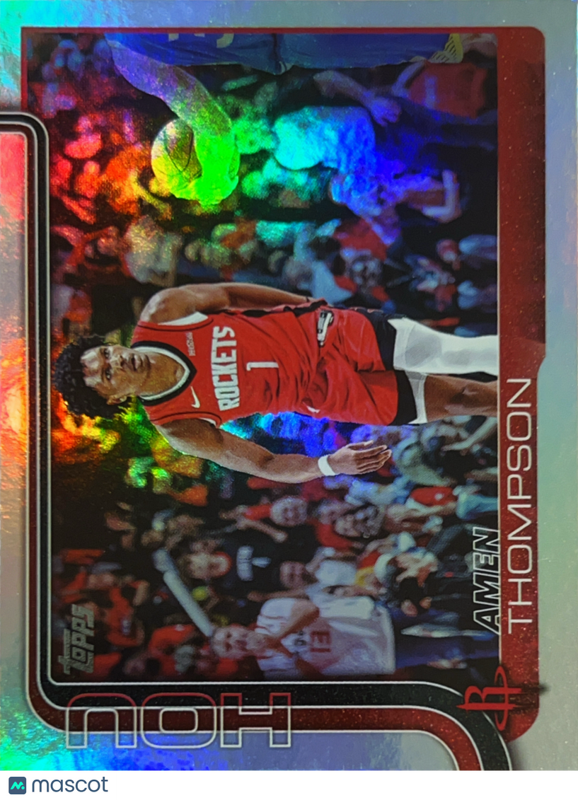 2025 Topps Flagship Amen Thompson #176 Rainbow Foil