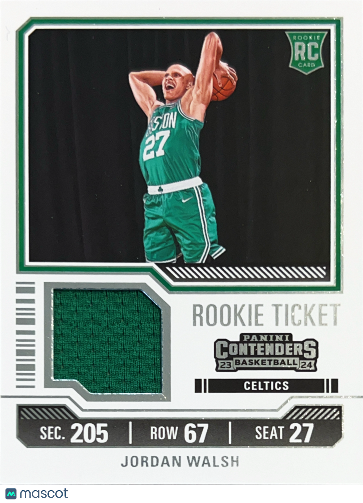 2024 Panini Contenders Basketball Jordan Walsh #RTS-WAL RC Memorabilia