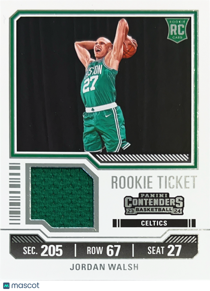 2024 Panini Contenders Basketball Jordan Walsh #RTS-WAL RC Memorabilia