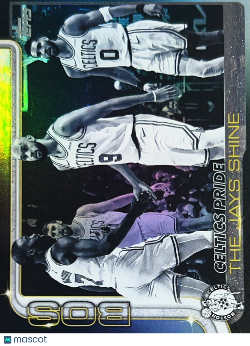 2025 Topps Flagship Jaylen Brown Jayson Tatum Derrick White #272