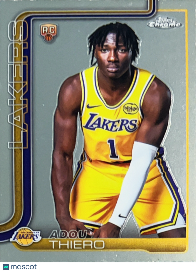 2025 Topps Chrome Adou Thiero #286 RC