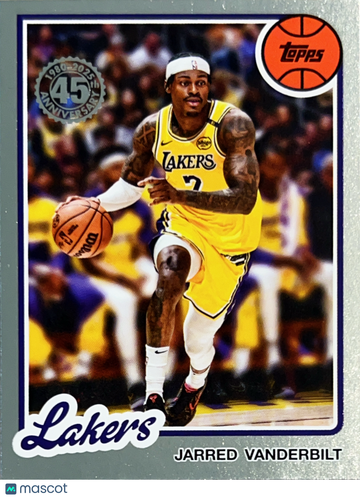 2025 Topps Chrome Basketball Jarred Vanderbilt #80BK-50 Silver Refractor