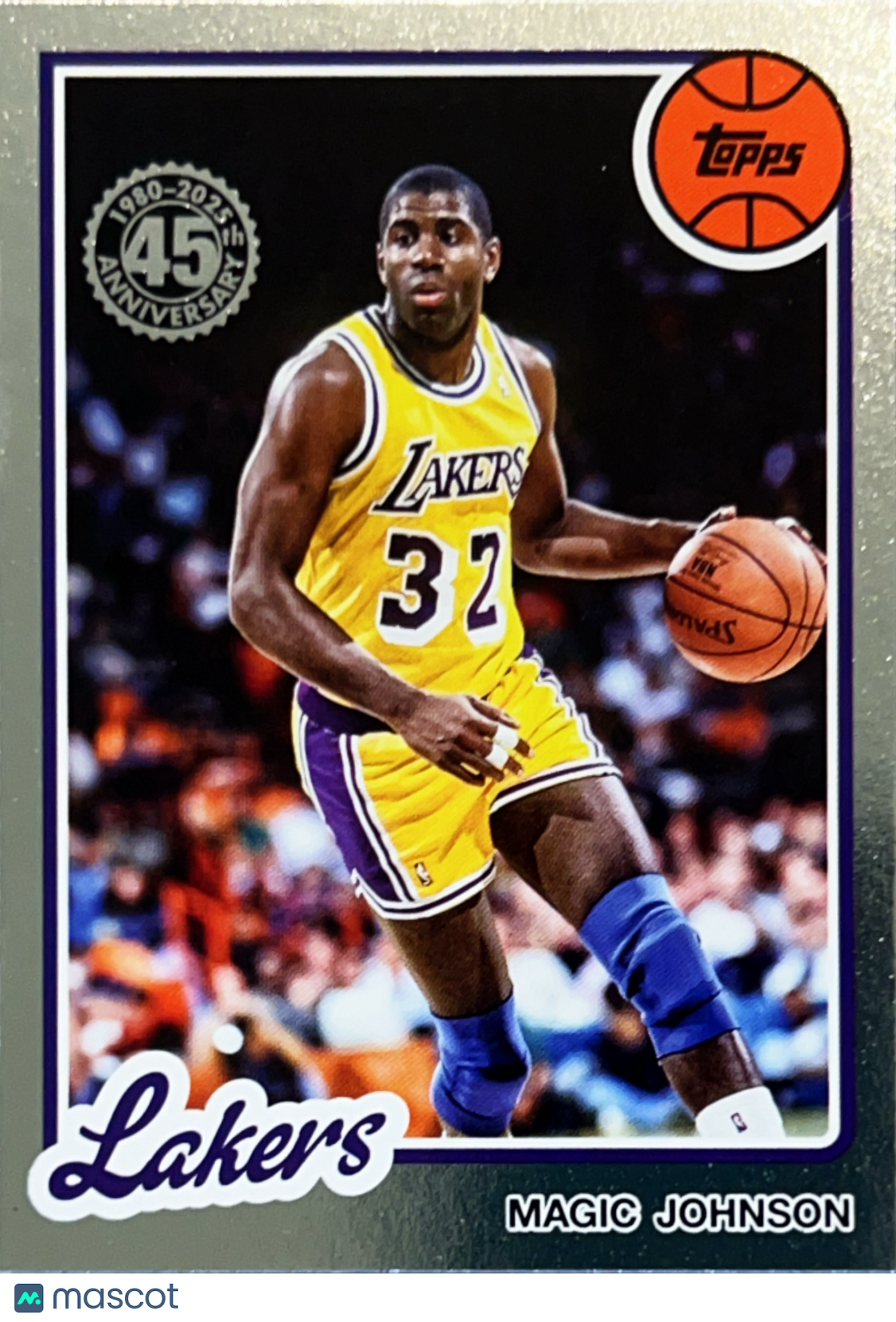 2025 Topps 45th Anniversary Magic Johnson #80BK-3 Silver Foil