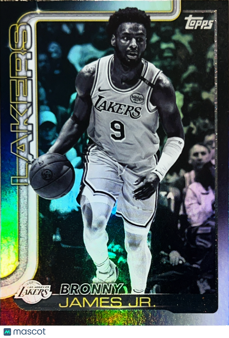 2025 Topps Flagship Bronny James Jr. #152 Black and White