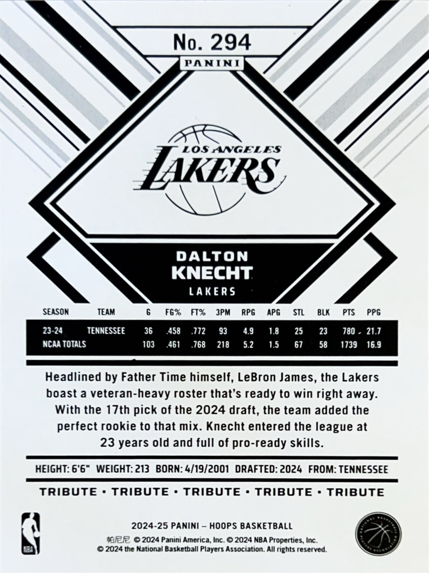 2024 Panini NBA Hoops Dalton Knecht #294 RC