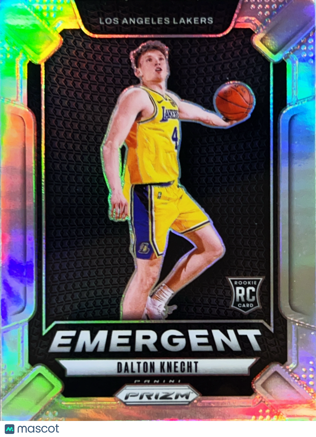 2024 Panini Prizm Emergent Dalton Knecht #10 Silver RC