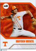 2026 ONIT Tennessee Baseball Brayden Krenzel #B-8 Orange