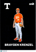 2026 ONIT Tennessee Baseball Brayden Krenzel #F-9