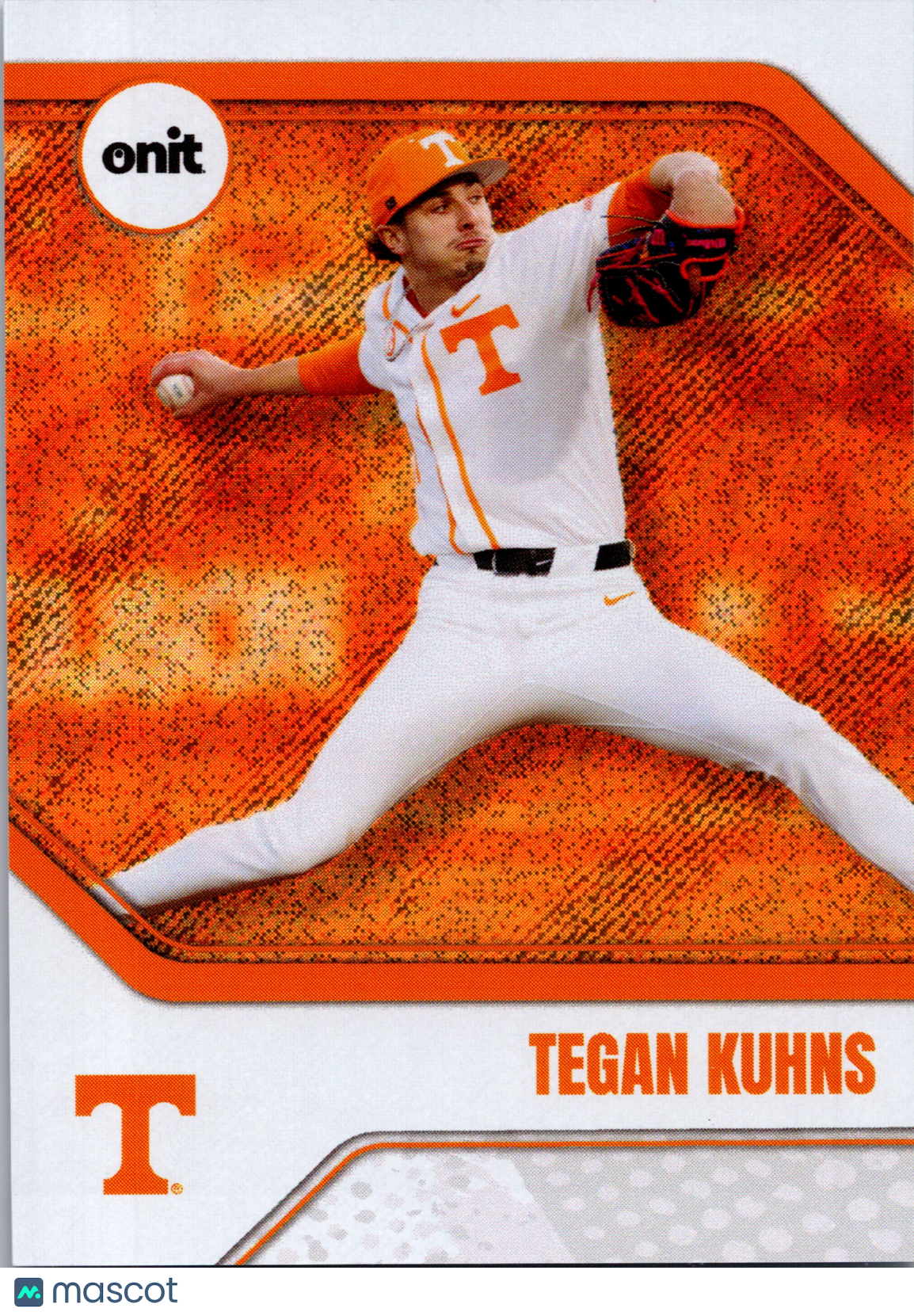2026 ONIT Tennessee Baseball Tegan Kuhns #B-36 Orange