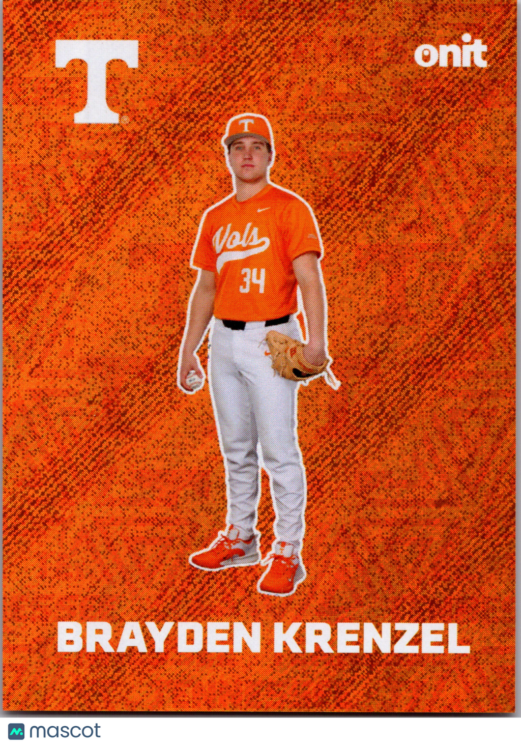 2026 Onit Tennessee Baseball Brayden Krenzel #F-2