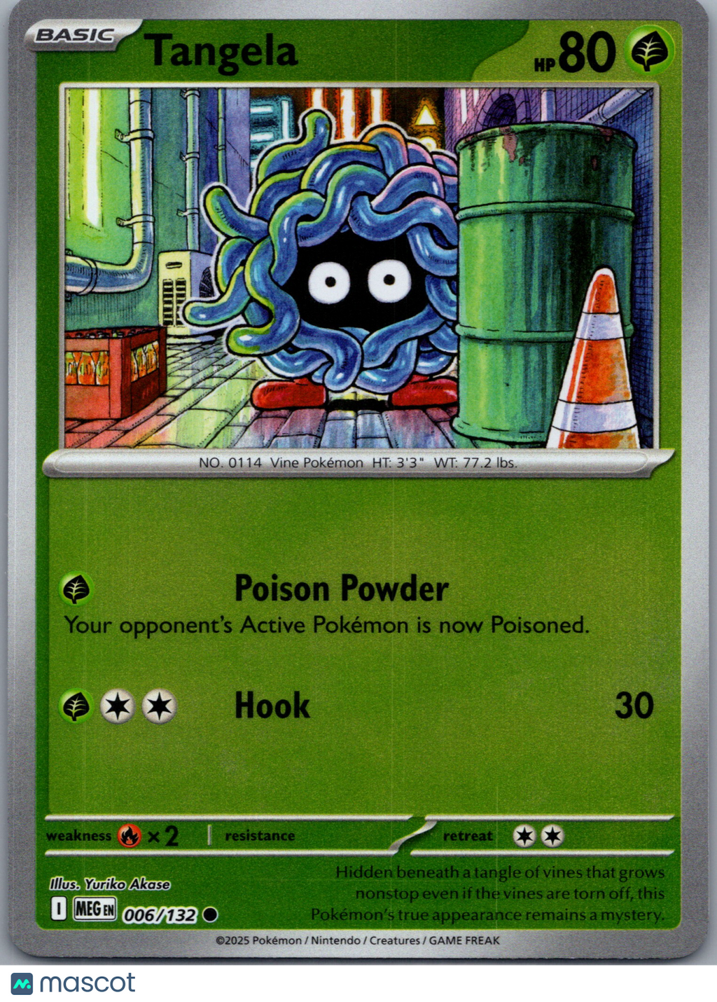 2025 Mega Evolution Tangela #6/132