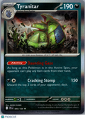 2025 Journey Together Tyranitar Holo Rare #95/159