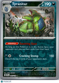 2025 Journey Together Tyranitar Reverse Holo Rare #95/159