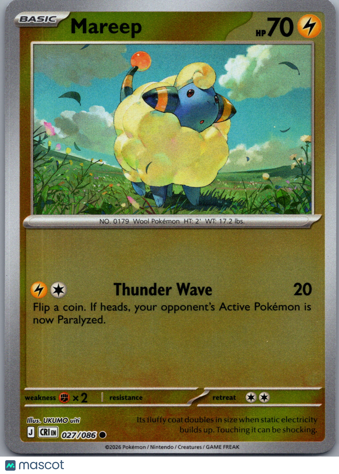 2026 Chaos Rising Mareep #27/86