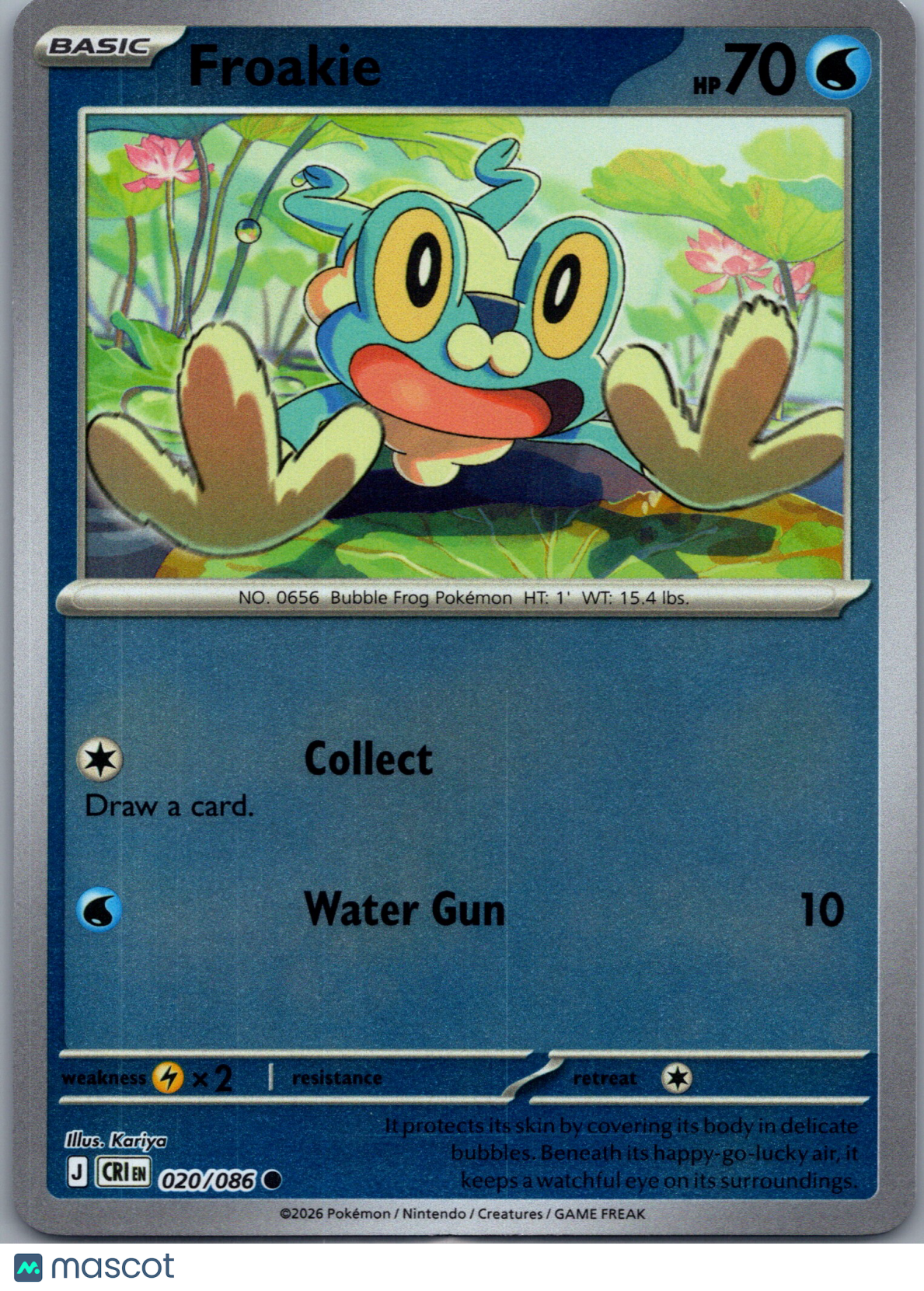 2026 Chaos Rising Froakie #20/86