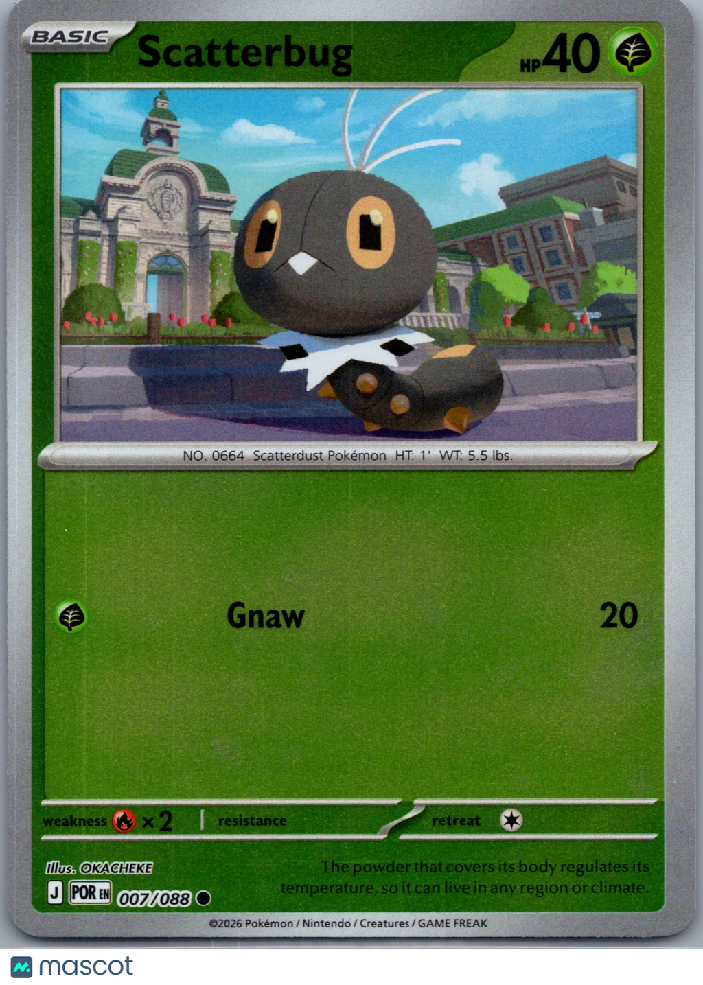 2026 Mega Evolution – Perfect Order Scatterbug #7/88
