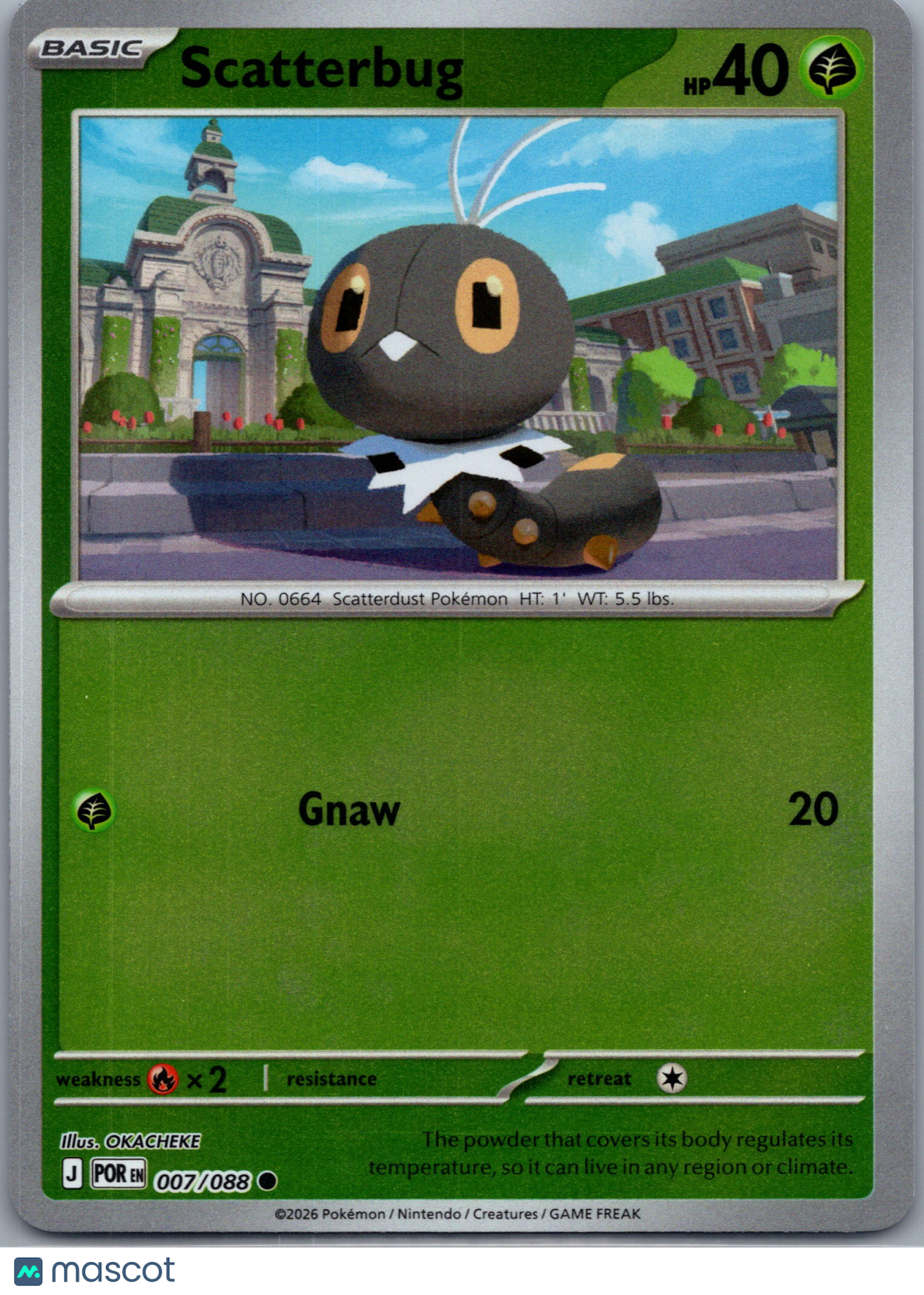 2026 Mega Evolution – Perfect Order Scatterbug #7/88