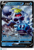 2022 Fusion Strike Crabominable V Holo Rare #76/264