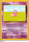 1999 Fossil Slowpoke #55/62