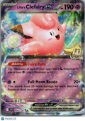 2025 Journey Together Lillie's Clefairy EX Holo Double Rare RR #056/159