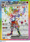 2024 Stellar Crown Cinderace EX Holo Secret Rare SAR #157/142