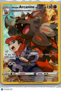 2022 Lost Origin Hisuian Arcanine Holo Rare CHR #TG08/TG30