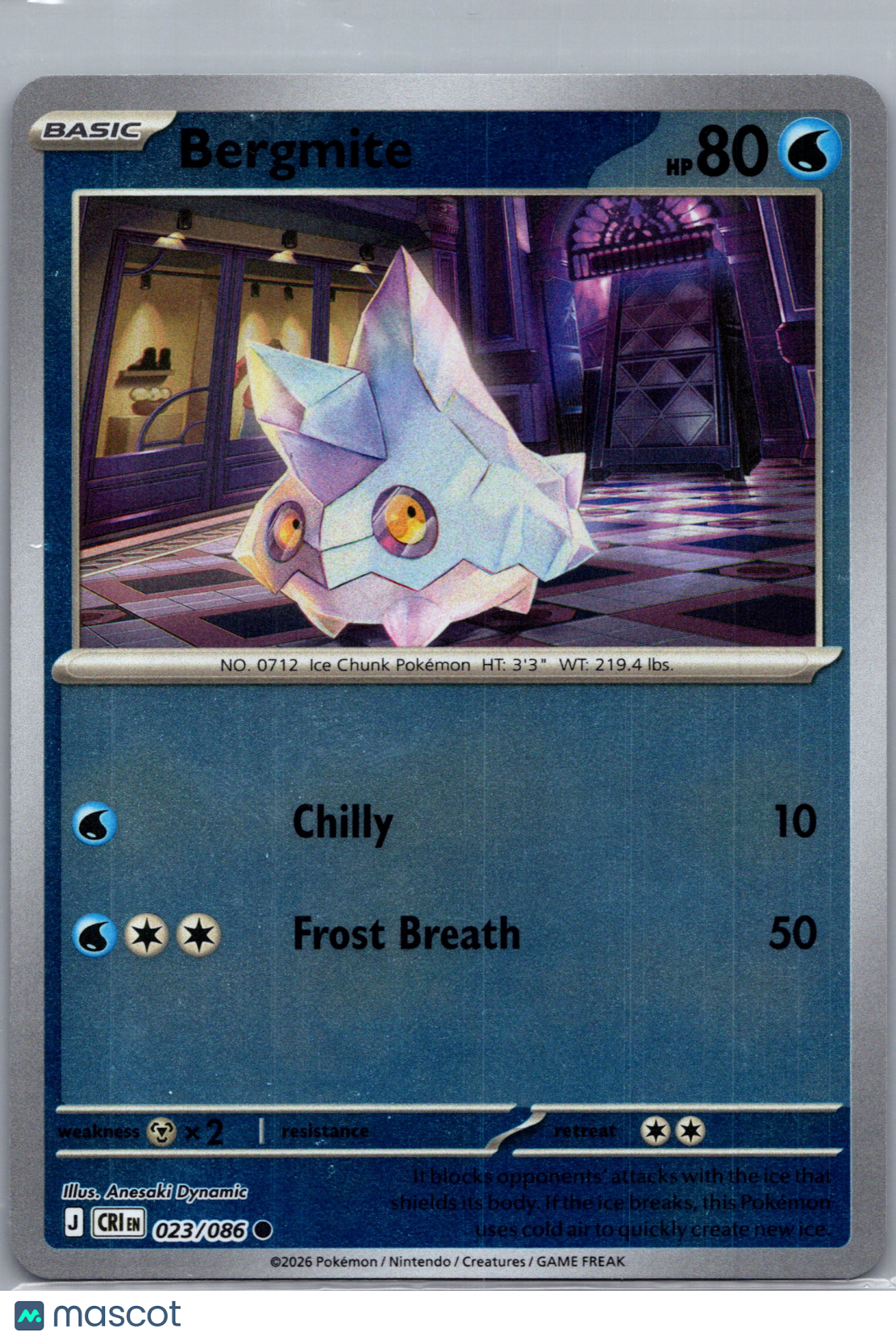2026 Chaos Rising Bergmite #23/86