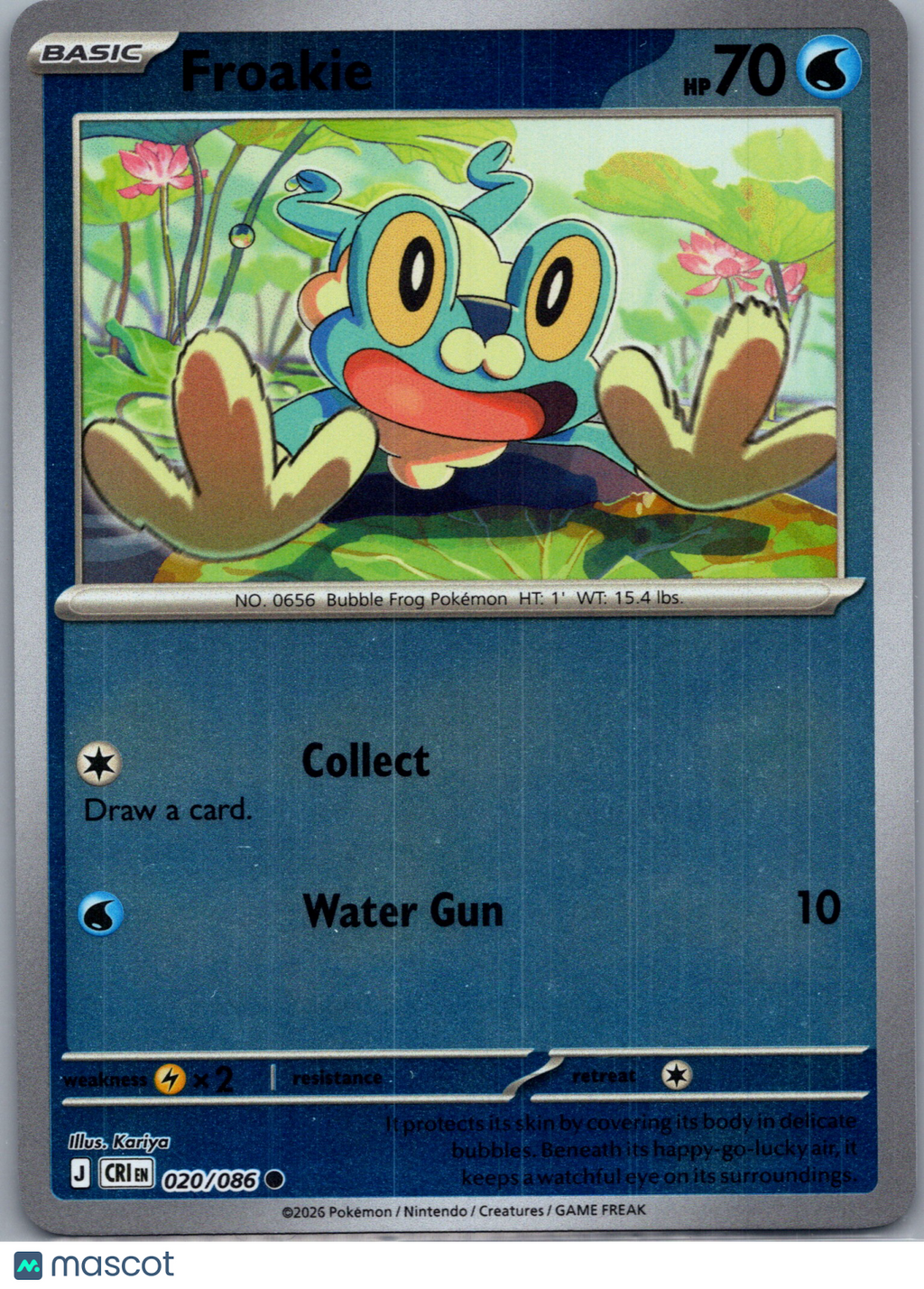 2026 Chaos Rising Froakie #20/86