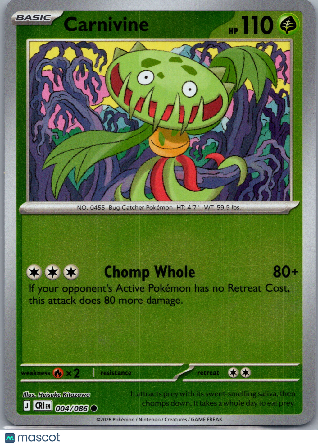 2026 Chaos Rising Carnivine #4/86