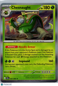 2026 Chaos Rising Chesnaught Holo Rare #7/86
