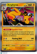 2026 Chaos Rising Ampharos Holo Rare #29/86