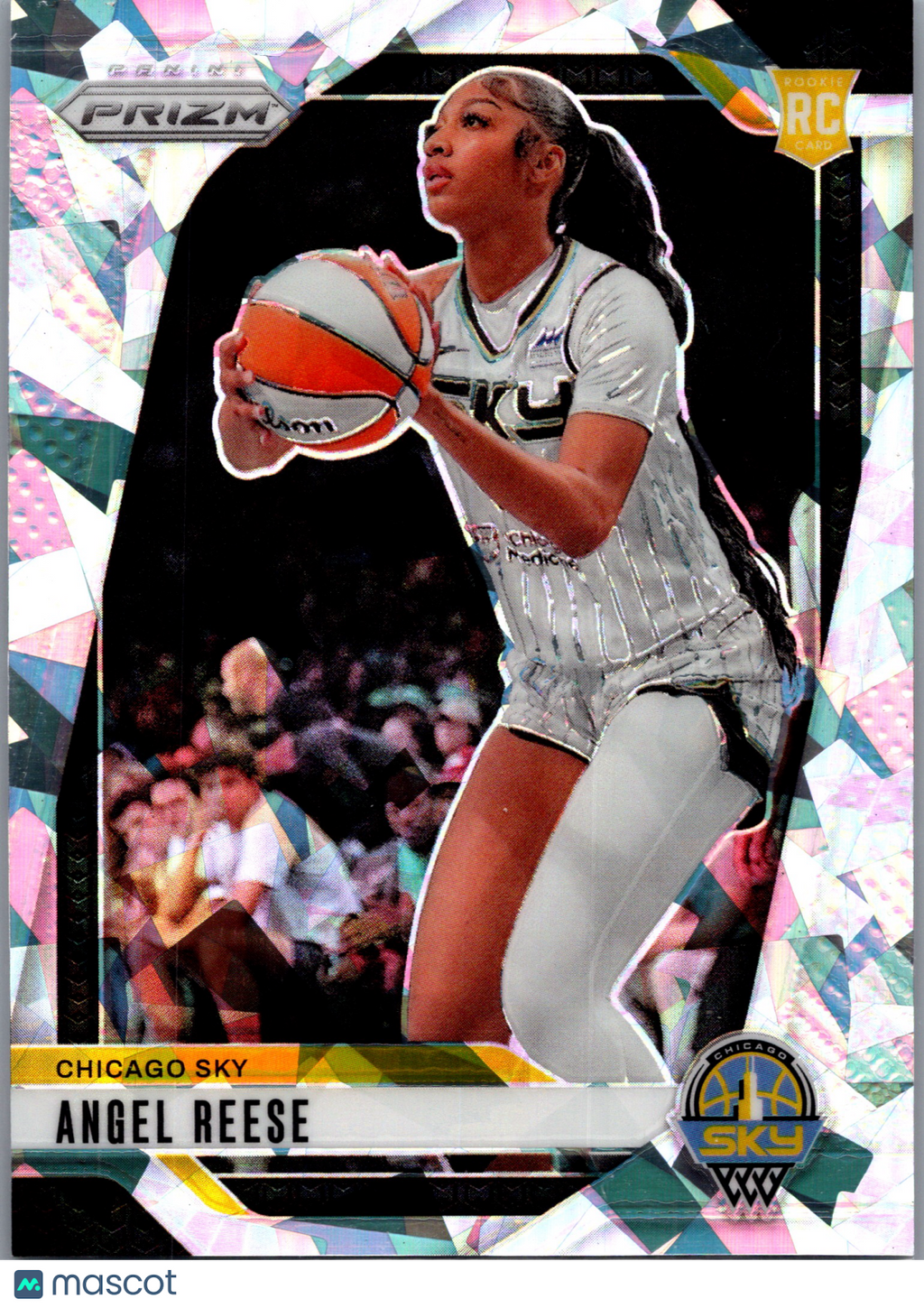 2024 Panini Prizm Angel Reese #10 Cracked Ice RC