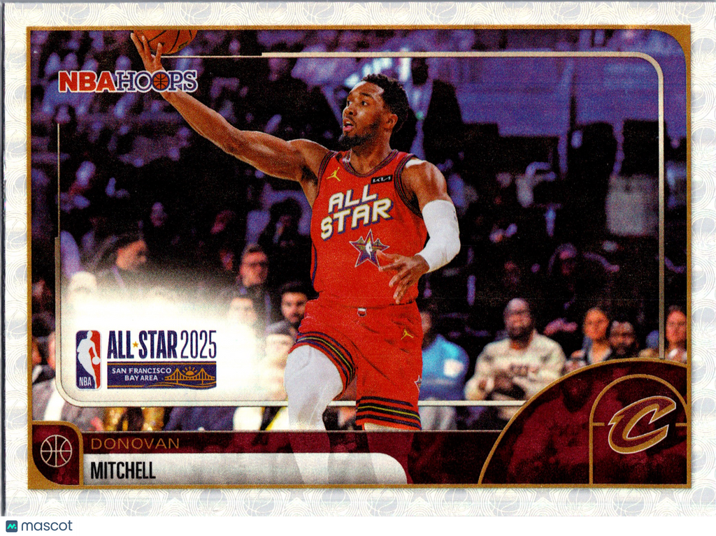2026 Topps NBA Hoops Donovan Mitchell #287 Rainbow Basketball Foil SP