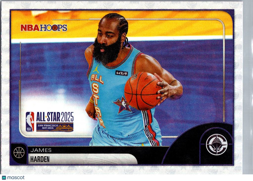 2026 Topps NBA Hoops James Harden #276 Rainbow Basketball Foil