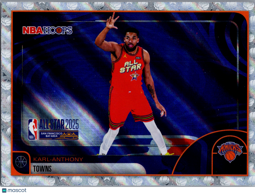 2026 Topps NBA Hoops Karl-Anthony Towns #292 Rainbow Basketball Foil SP