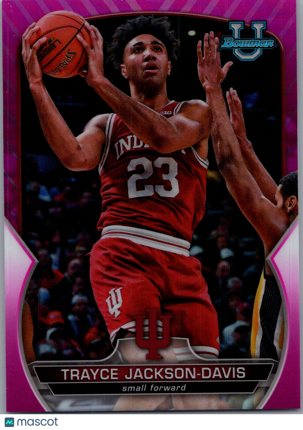 2021 Bowman University Trayce Jackson-Davis #42 Pink