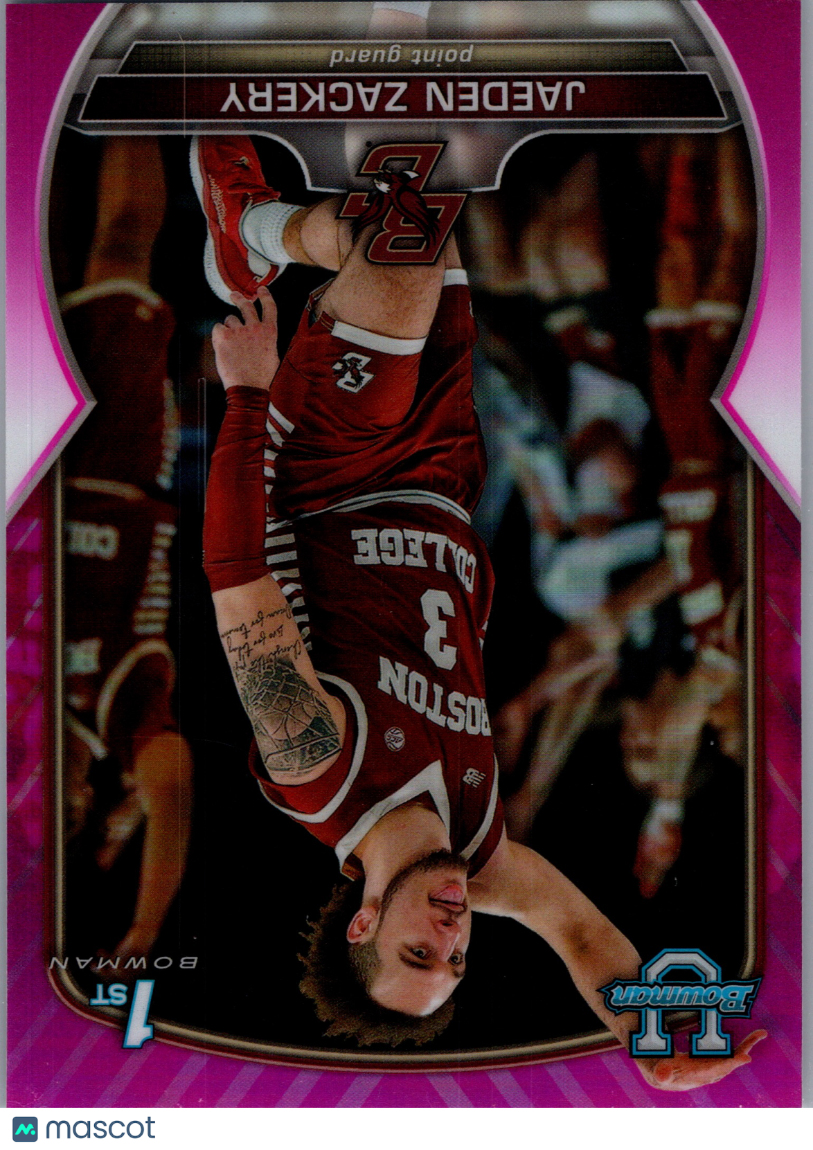 2021 Bowman University Jaeden Zackery #35 Pink /21.