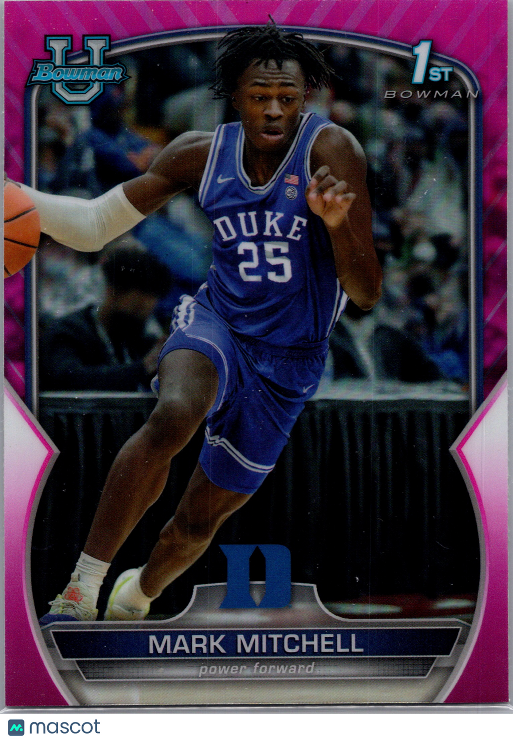 2023 Bowman University Mark Mitchell #48 Pink 1st Bowman