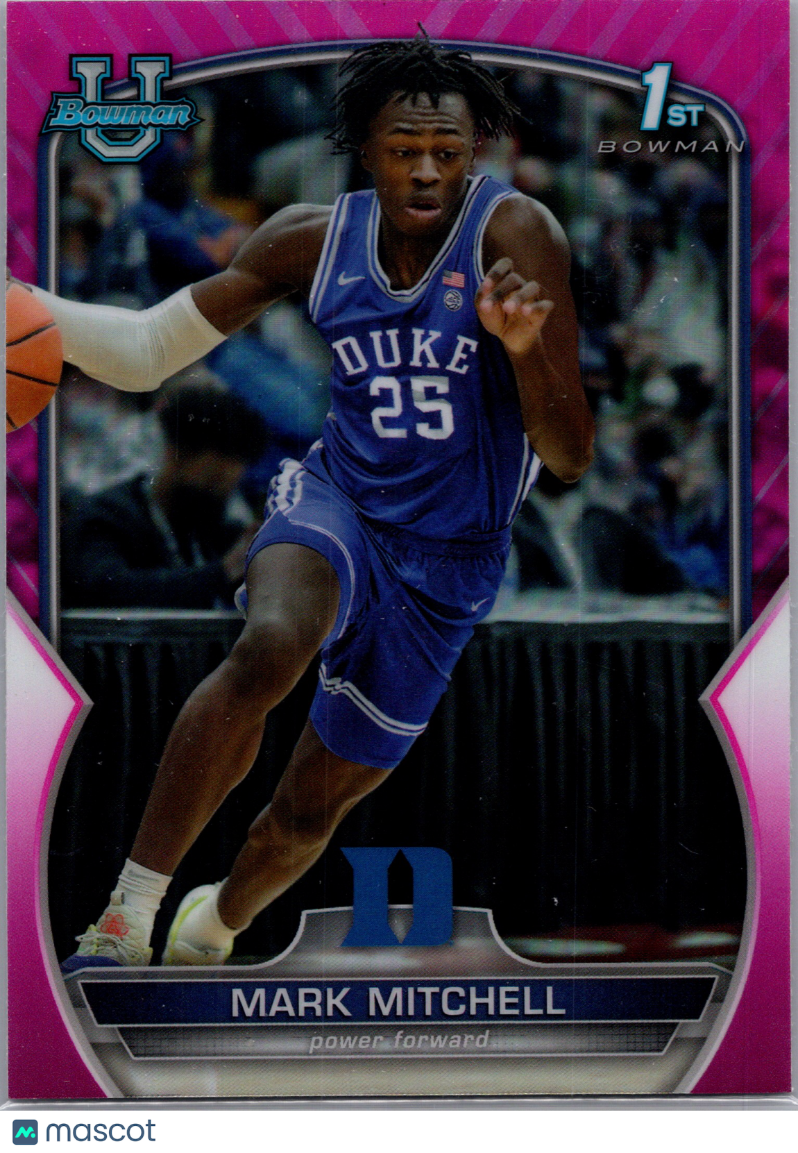 2023 Bowman University Mark Mitchell #48 Pink 1st Bowman