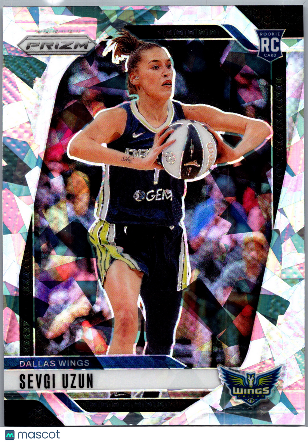 2024 Panini Prizm WNBA Sevgi Uzun #92 Cracked Ice RC