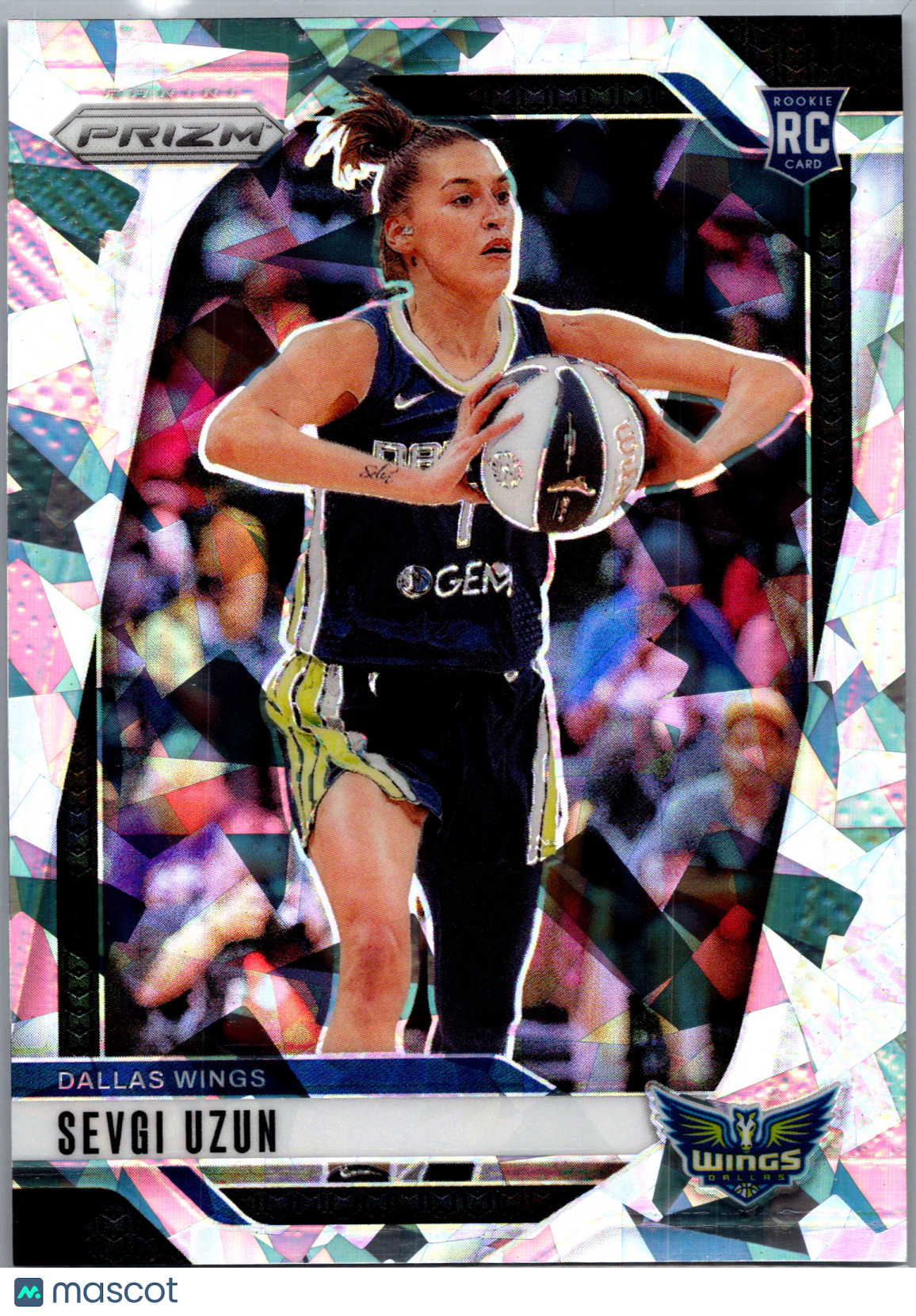 2024 Panini Prizm WNBA Sevgi Uzun #92 Cracked Ice RC